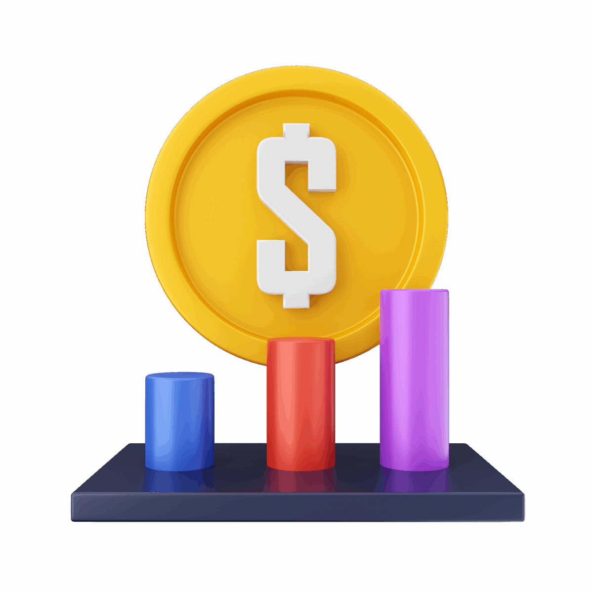 finance, business, money, 3d, cash, currency, payment, investment, coins, financial, dollars, pay, profit, transactions, earnings